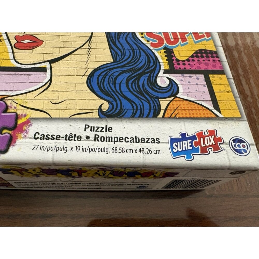 Street Murals 1000 Piece Sure Lox Jigsaw Puzzle Graffiti Pop Art Woman NEW - Picture 5 of 6